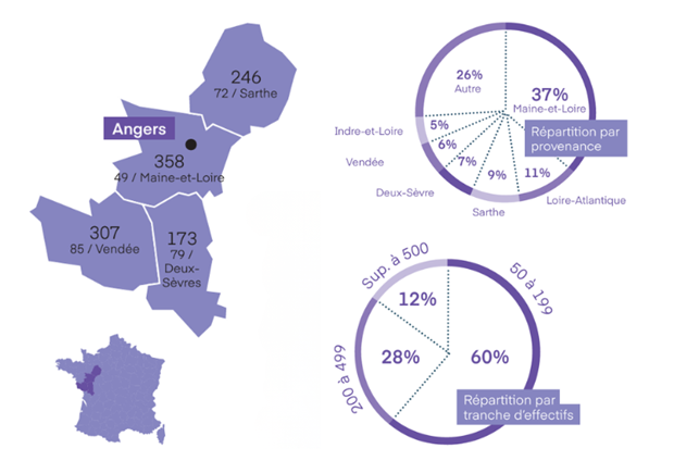 Infographie 2026 sur Angers