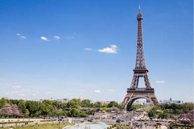 Vue de la Tour Eiffel à Paris