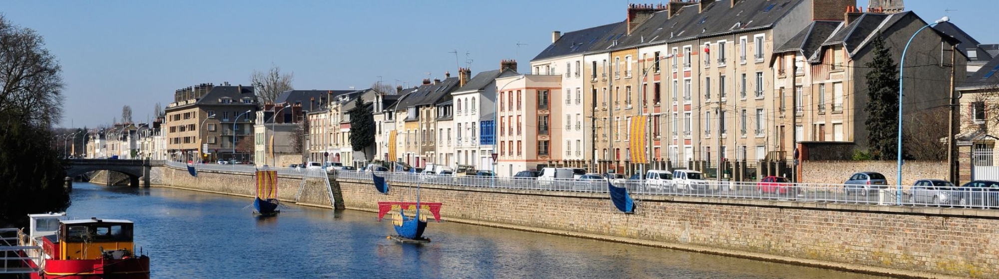 Les maisons colorées au Mans