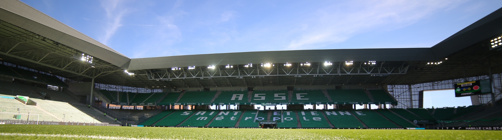 Intérieur du stade de Saint-Etienne