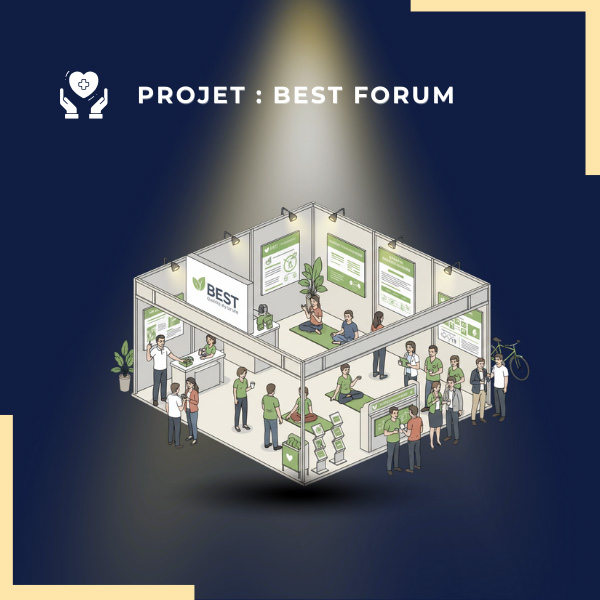 Infographie d'un magasin avec des clients