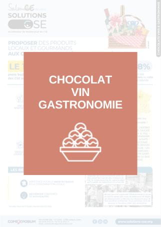 Les secteurs d'activité des CSE - Chocolat vin gastronomie