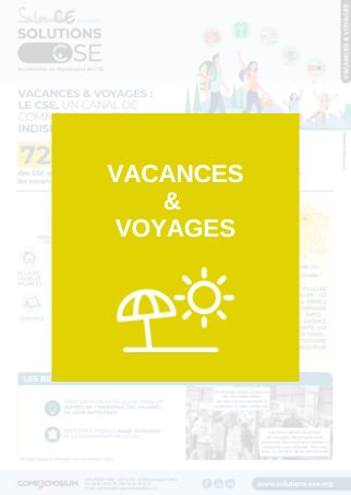 Les secteurs d'activité des CSE - Vacances et voyages