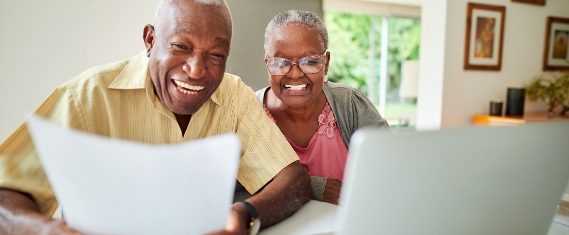 Older couple enjoying life Represents joyful experiences in later years, perhaps retirement or enjoying time together.